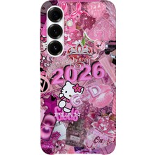 Karsu Design Samsung Galaxy A17 Uyumlu Baskılı Şeffaf Telefon Kılıfı | Koleksiyon: Y2K Girl Aesthetic