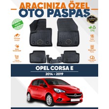 Alberto Rossi Alberto Rossı Opel  Corsa E 2014+2019 3D Havuzlu Paspas