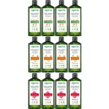 Agarta Doğal Şampuan 400 ml Kepek Karşıtı - Ardıç Katranı,keratin - Saç Dökülmesine (12LI Karma Set)