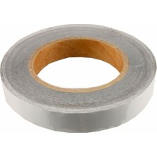 Reflektif Fosfor Şerit Bant Reflektör Beyaz 2cm x 25 Metre