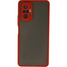 Sylar Redmi Note 10 Pro Kılıf Montreal Silikon Kapak - Kırmızı