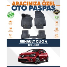 Alberto Rossi Alberto Rossı Renault  Clio 4  2012+2019 3D Havuzlu Paspas