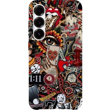 Karsu Design Samsung Galaxy A14 Uyumlu Baskılı Şeffaf Telefon Kılıfı | Koleksiyon: Drip Art