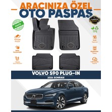 Alberto Rossi Alberto Rossı Volvo S90 Plug+In 2024+ 3D Havuzlu Paspas