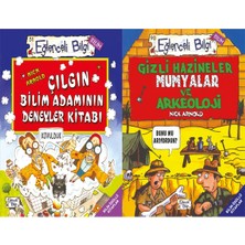 Eğlenceli Bilgi Yayınları Çılgın Bilim Adamının Deneyler Kitabı ve Gizli Hazineler Mumyalar ve Arkeoloji (Nick Arnold)
