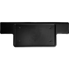 T Tip Plastik Ön Tampon Kare Plakalık Plaka Altlığı Siyah PLK19