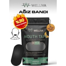 Premium Ağız Bandı 30 Adet - Horlama Karşıtı & Burun Solunumu Destekli Hipoalerjenik Uyku Bandı