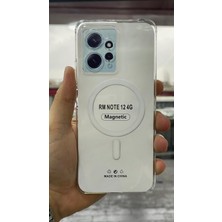 İzel Aksesuar Xiaomi Redmi Note 12 4g Sert Pc Sararmaz Magsafe Şeffaf  Kılıf