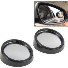 KSB Store Yuvarlak Dönerli Oto Motosiklet Kör Nokta Aynası 2'li Siyah SY022