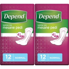 Depend Mesane Pedi Kadın Normal 24 Adet