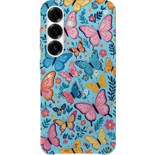 Karsu Design Samsung Galaxy A36 Uyumlu Baskılı Şeffaf Telefon Kılıfı | Koleksiyon: Butterfly Aesthetic