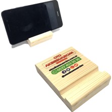 Ahşap Telefon Tablet Standı Telefon Tutucu Promosyon