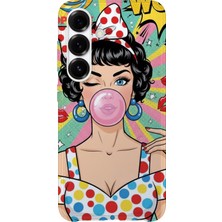 Karsu Design Samsung Galaxy A37 Uyumlu Baskılı Şeffaf Telefon Kılıfı | Koleksiyon: Y2K Retro Patterns