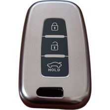 Ergün Store Kia Sportage 2012 Üstü Anahtar Uyumlu Silikon Oto Anahtar Kumanda Kabı Kılıf Füme