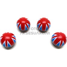 Ergün Store Ingiltere Bayraklı Yuvarlak Lüx Sibop Kapağı