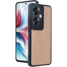 Sylar Reno 11F Kılıf Aras Deri Kapak - Pudra