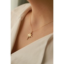 Aydın Kuyumculuk 14 Ayar Altın,kuzey Yıldızı Kolye AGKLY686