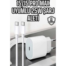 KSB Store Ios Uyumlu Type-C Girişli Hızlı Şarj 15/15 Pro Max Adaptör ve Kablosu - Lisinya
