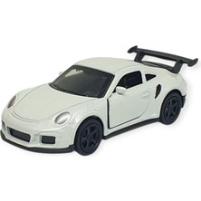 Ergün Store Çek Bırak Metal Küçük Arabalar 8 cm - 6411A-7 - Beyaz (Lisinya)