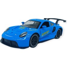 KSB Store Sesli Işıklı Spor Araba 15 cm - 3291D - Mavi (Lisinya)