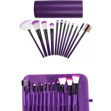 KSB Store 12 Parça Makyaj Fırçası Yumuşak Kıllı Profesyonel Fırça Seti Yüksek Kaliteli Pürüzsüz - Lisinya