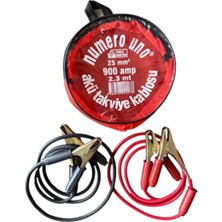 Gutsy Akü Takviye Kablosu 900 Amper Bakır 2.3 Metre Özel Üretim Kalın Kablo