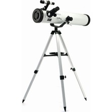 Ergün Store -76X700 Profesyonel Aynalı  Uzay Teleskopu-Beyaz ( Lisinya )