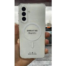İzel Aksesuar Samsung Galaxy A17 Sert Pc Sararmaz Magsafe Şeffaf  Kılıf