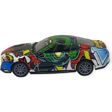 KSB Store Çek Bırak Grafity Araba Metal -K174C1 - Yeşil (Lisinya)