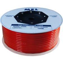 TDA 12 x 8 mm Poliüretan Hortum Pnömatik Hava Hortumu Red (Kırmızı) Pu Hose 100 Metre