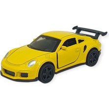 Ergün Store Çek Bırak Metal Küçük Arabalar 8 cm - 6411A-19 - Sarı (Lisinya)