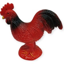 Ergün Store Hayvan Figürleri - Çiftlik Hayvanları 8 cm - Horoz (Lisinya)