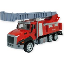Ergün Store Çek Bırak Itfaiye Arabası 21 cm - Merdivenli (Lisinya)