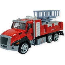 KSB Store Çek Bırak Itfaiye Arabası 21 cm - Asansörlü (Lisinya)