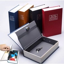 KSB Store Kitap Şeklinde Gizli Kasa Kilitli kumbara Büyük Boy ( Lisinya )