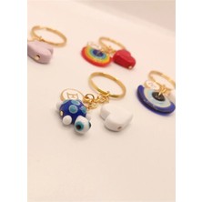 Nergis Collection Murano Kaplumbağa Anahtarlık