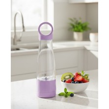 KSB Store USB Şarjlı Taşınabilir Smoothie Blender 400 ml - Lisinya