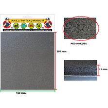 Gutsy Poliüratan Sert Esnek Yapışkan Bantlı Darbe Pedi DOY:280 MM.EN:160 Mm.kalınlık:11 Mm.kullanım Alanları:ses-Isı-Darbe Alan Yerle