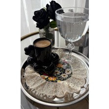 Zeynepin Dükkanı 2 Adet Fırfırlı Fisto Sunum  Mendil Kokteyl Peçete