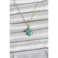 316L Çelik Zincir Gold Renk Kaplumbağa Model Kadın Kolye - Lisinya