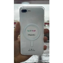 İzel Aksesuar Apple Iphone 8 Plus Sert Pc Sararmaz Magsafe Şeffaf  Kılıf