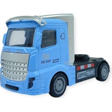 Ergün Store Çekbırak Metal Tır Kafası 12 cm - Mavi (Lisinya)