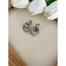 Nergis Collection Kadın Gümüş Vintage Küpe