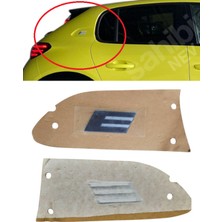 Gutsy Psa Grup Peugeot E208 (E) Yazı Monogram Yesıl-Mavı Arka Camurluk Sag