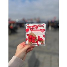 Nergis Collection Sevgililer Günü Love Flowers Hot Flowers Sevgiliye Çiçek Arkası Aynalı Hediyelik Kırmızı Gül