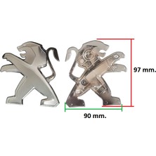 Gutsy Psa Grup Peugeot 2008 Arka Aslan Amblem Logo Monogram 98179002DX