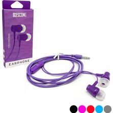 Escom Gold Escom Tk-80 Kablolu Kulakiçi Kulaklık Mikrofonlu 3.5mm