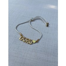 Nergis Collection Isimli Ayarlanabilir Bileklik ( Her Harf Vardır )