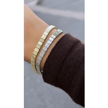 Nergis Collection Marka Model Kadın 14 K Bileklik Gold Kadın Tasarım Bileklik