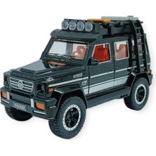 Ergün Store Sesli Işıklı Metal Off- Road Araba 16 cm - D700-04 - Siyah (Lisinya)